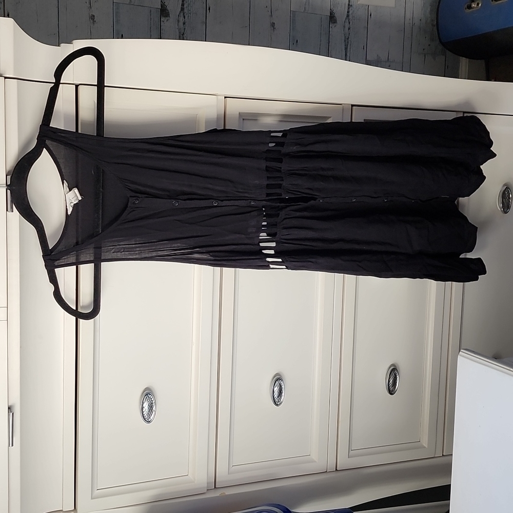 Black cotton sundress
